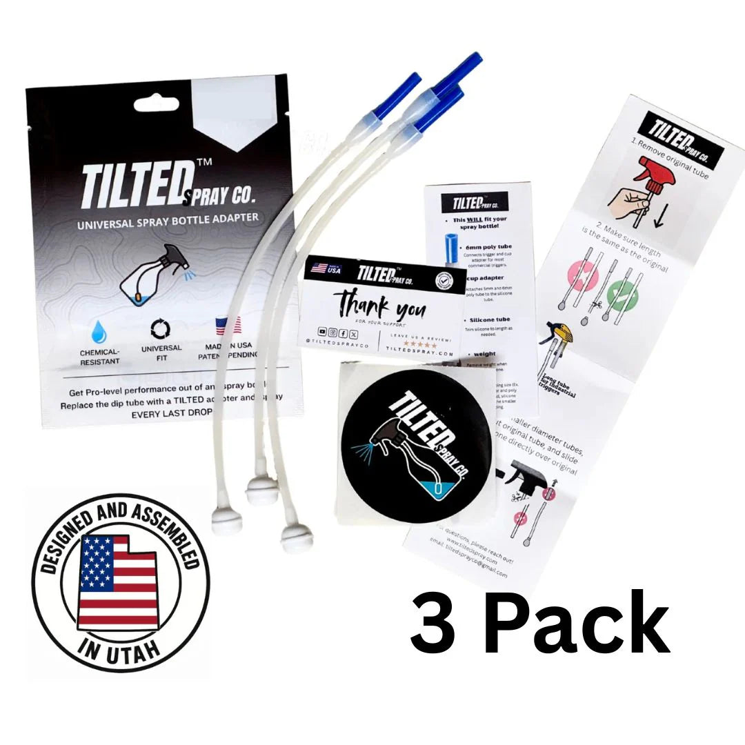 Tilted 360 Spray Bottle Adapter 3pk