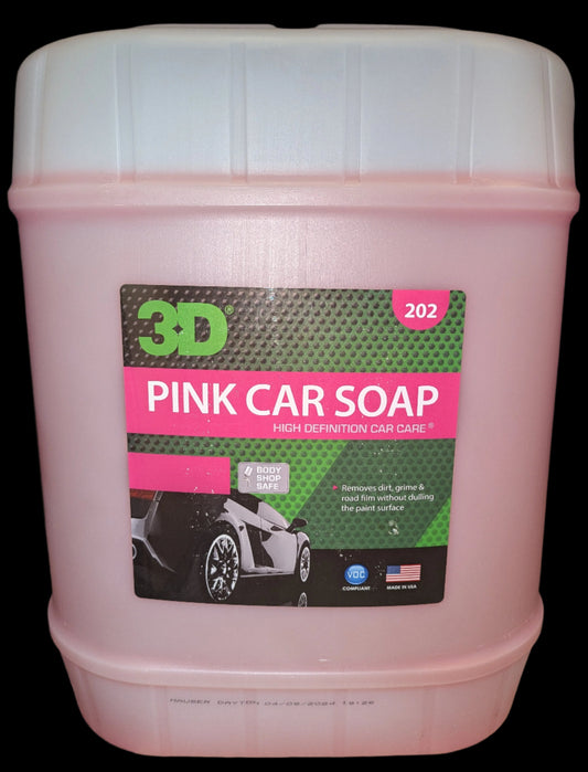 Pink Car Soap 5 Gallon - Not Available for Shipping