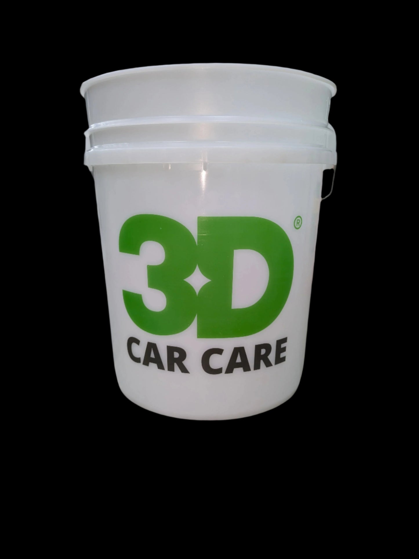 3D 5 Gallon Detailing Bucket - White
