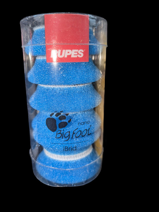 IBrid Nano Coarse Blue Foam Pad 1" 6/Pack