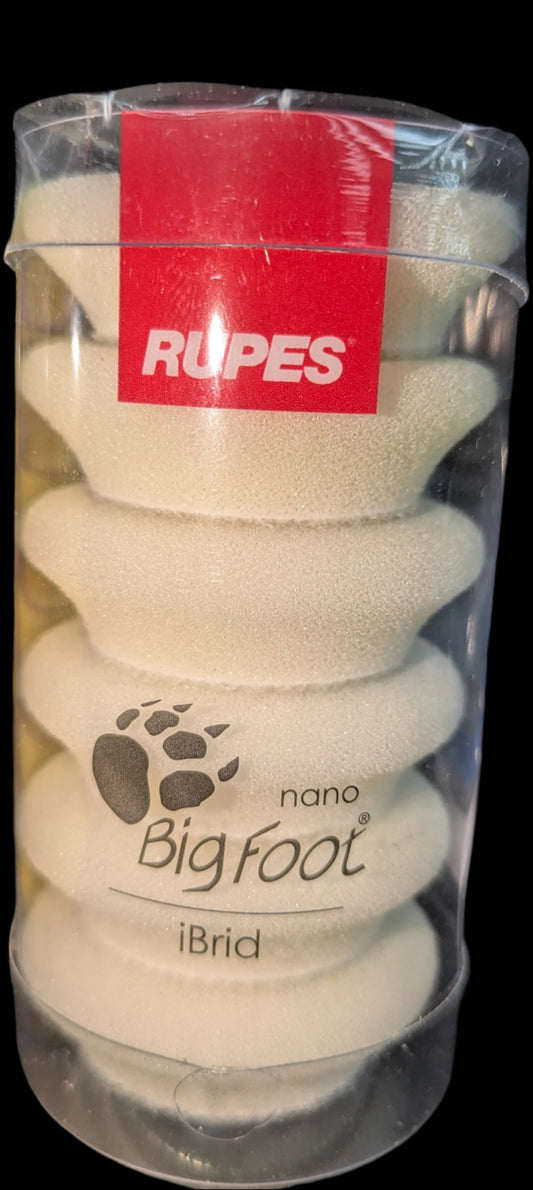 IBrid Nano Ultra Fine White Foam Pad 1" 6/pack