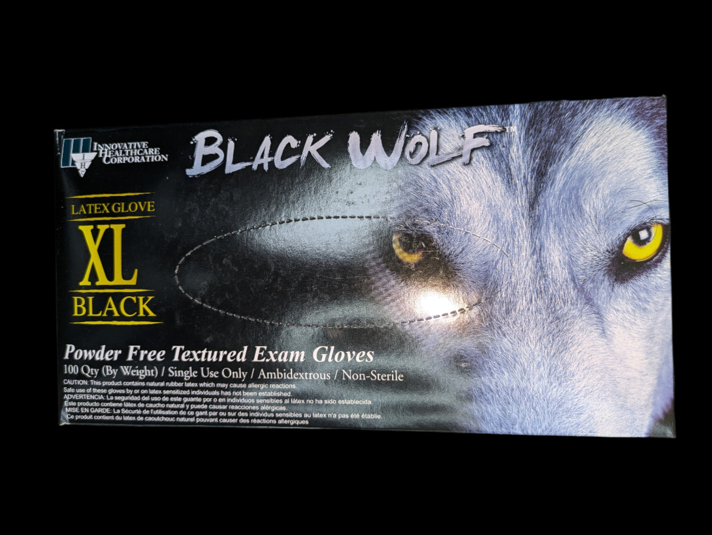 Black Wolf XL Gloves 100/box