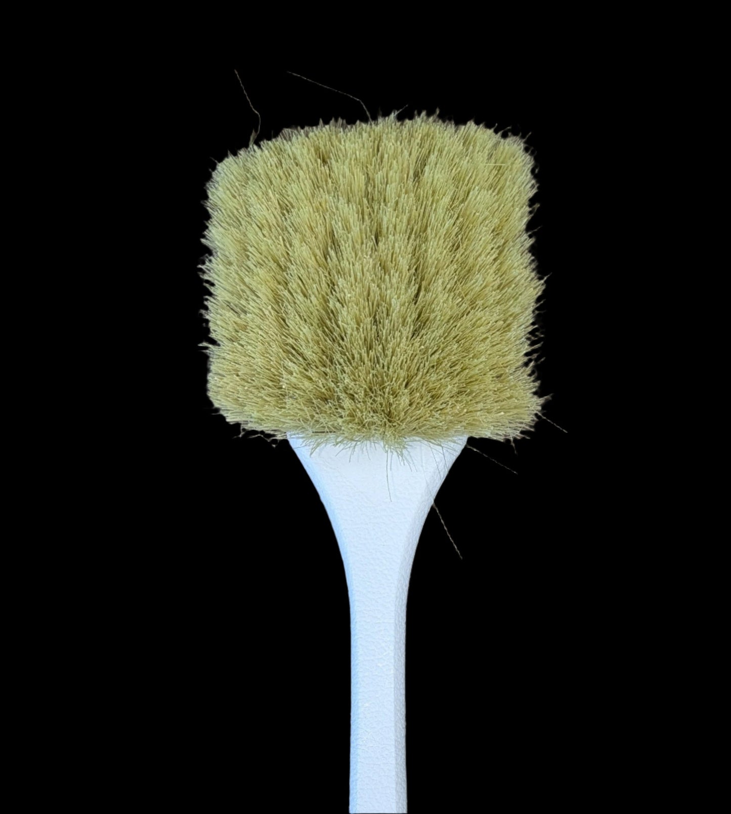 Long Handle Tan Wheel & Fender Brush