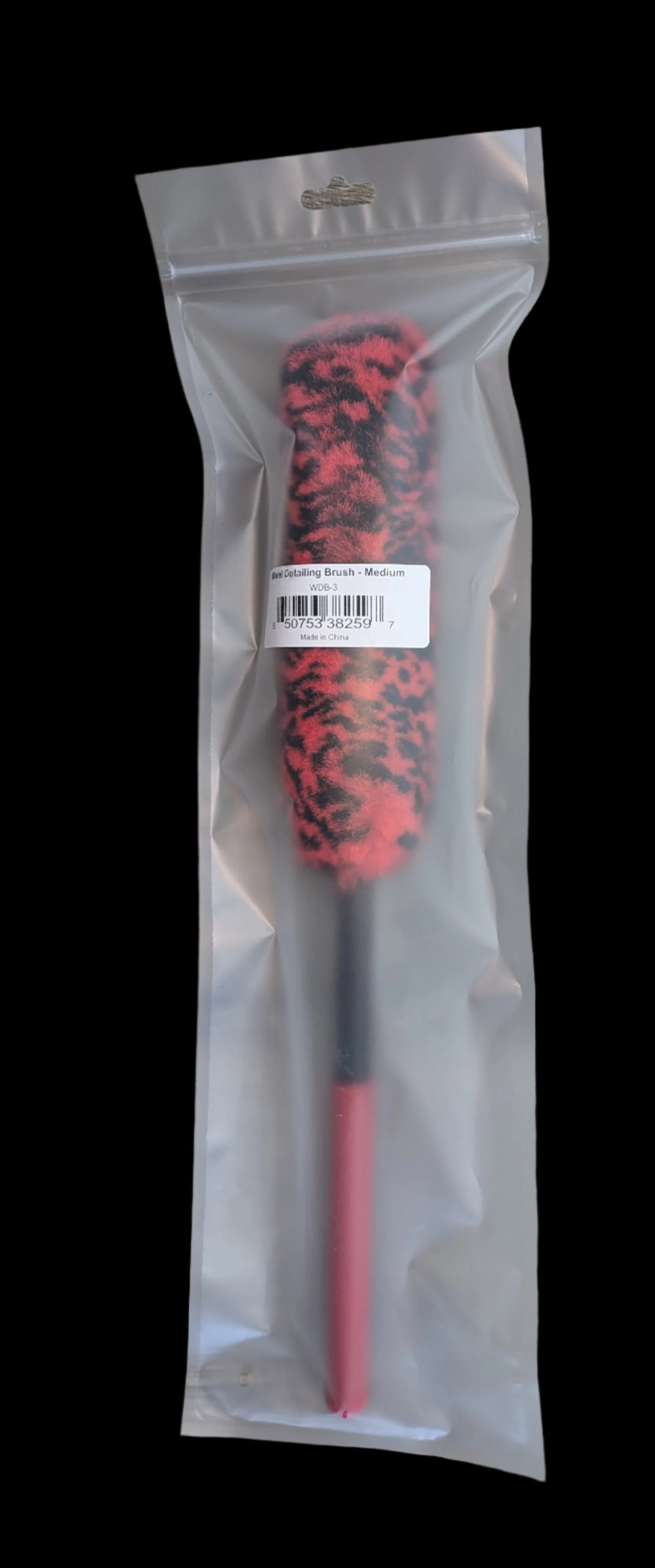 Wheel & Fender Detailing Brush - Small Red & Black