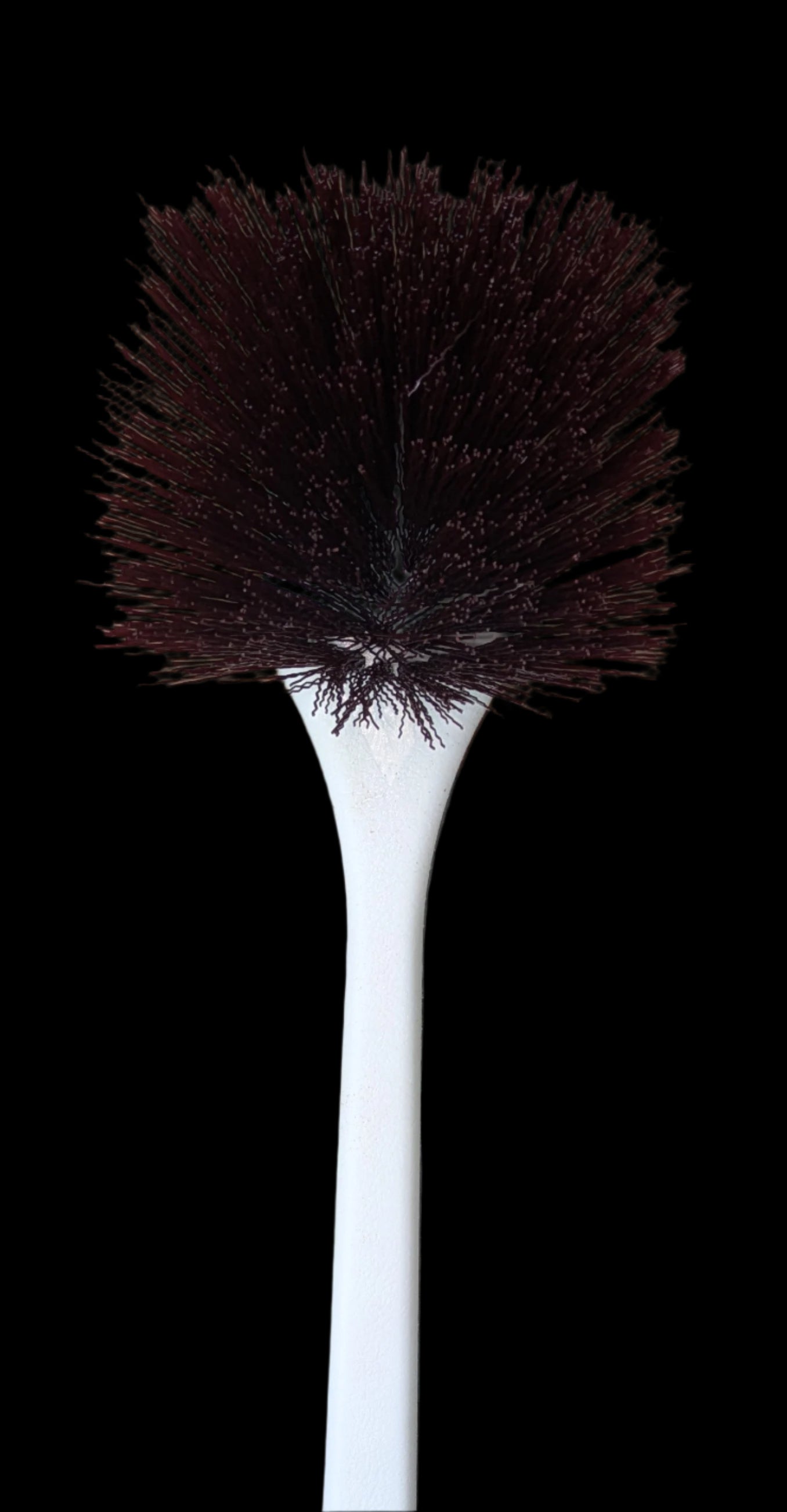 Long Handle Stiff Maroon Wheel & Fender Brush