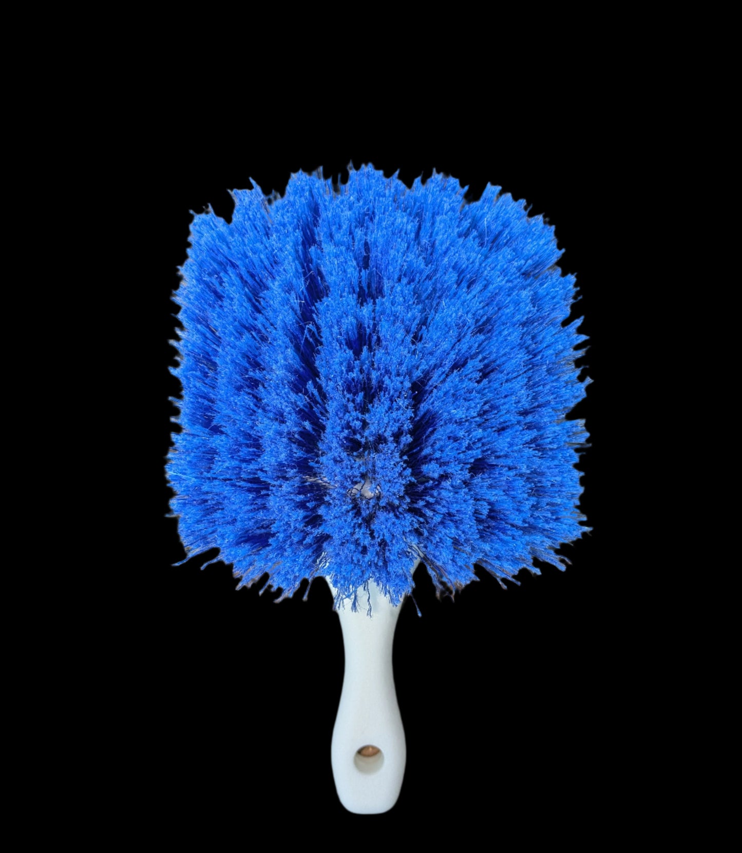 Short Handle Blue Super Soft Fender Brush