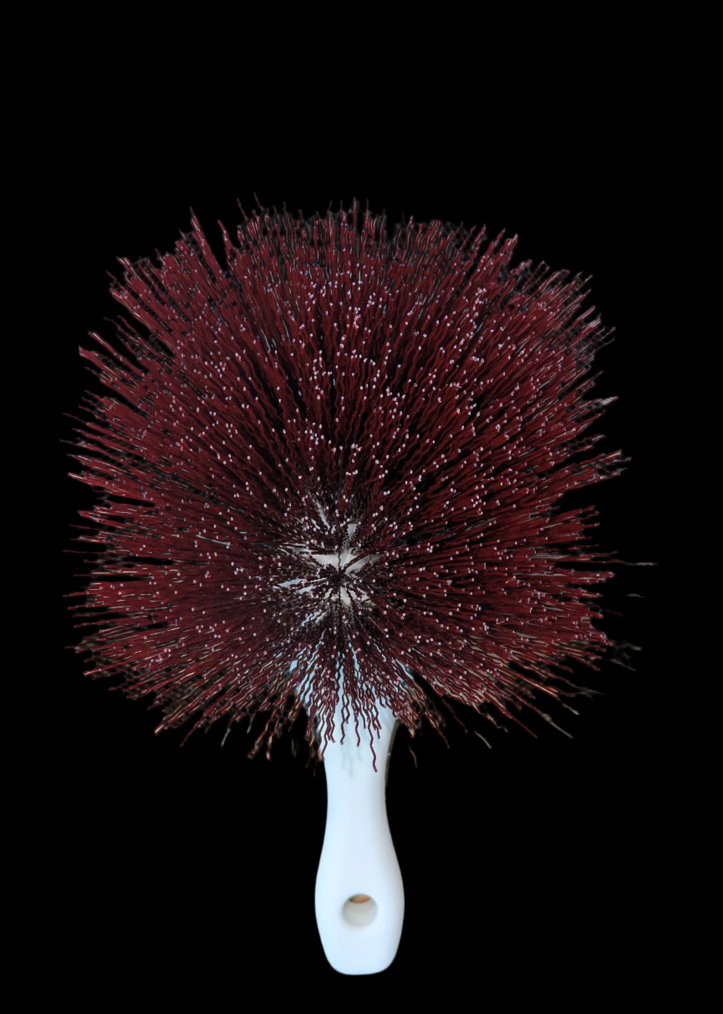 Short Handle Maroon Brush