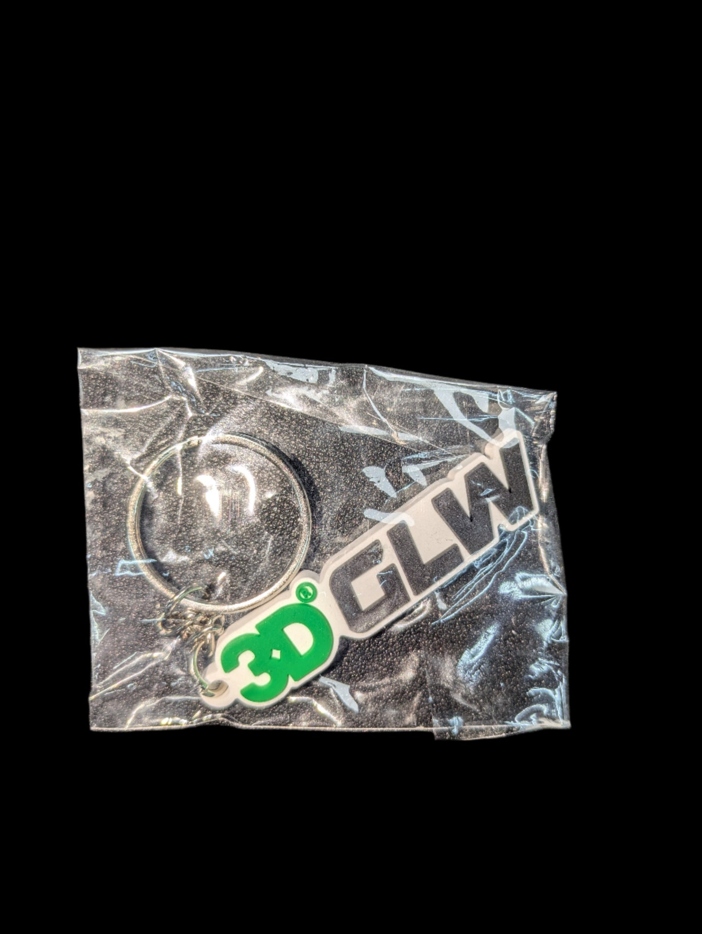 3D GLW Keychain Green