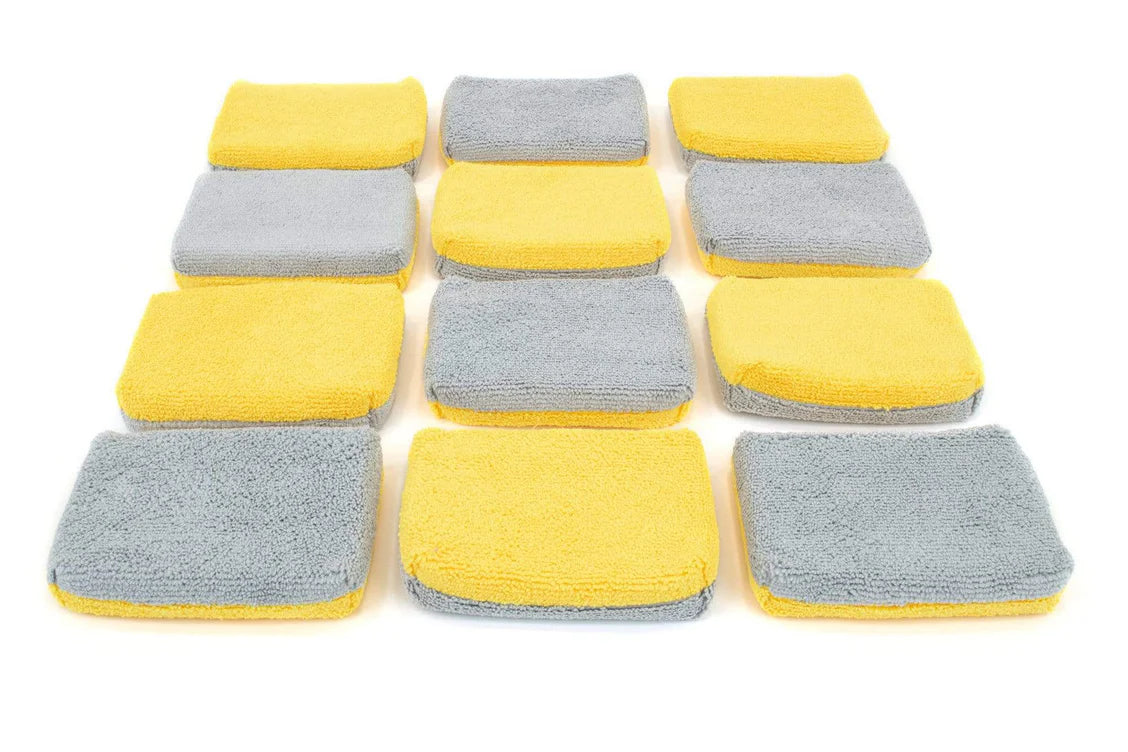 Microfiber Coating Applicator Sponge with Plastic Barrier