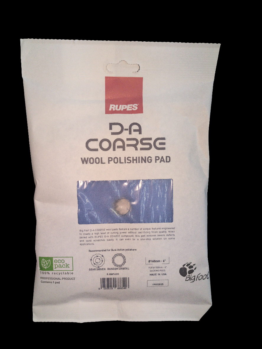 DA Coarse Wool Polishing Pad 6"