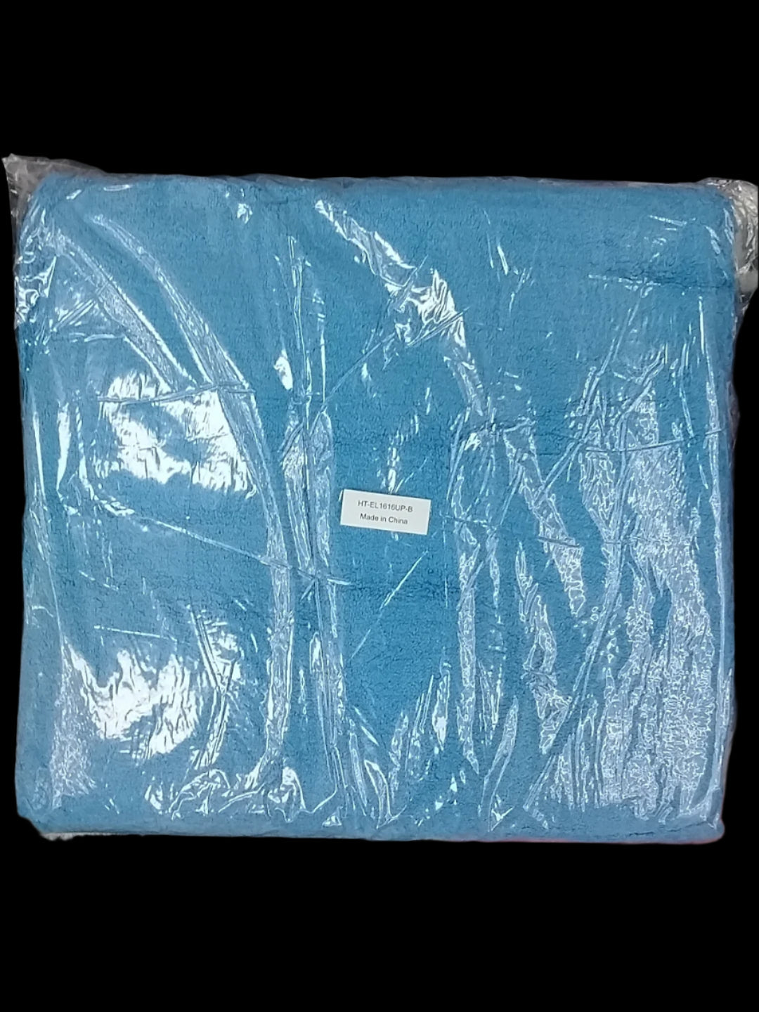 Edgeless Ultra Plush Towels 450gsm Blue - 16" x 16" - 12/bag