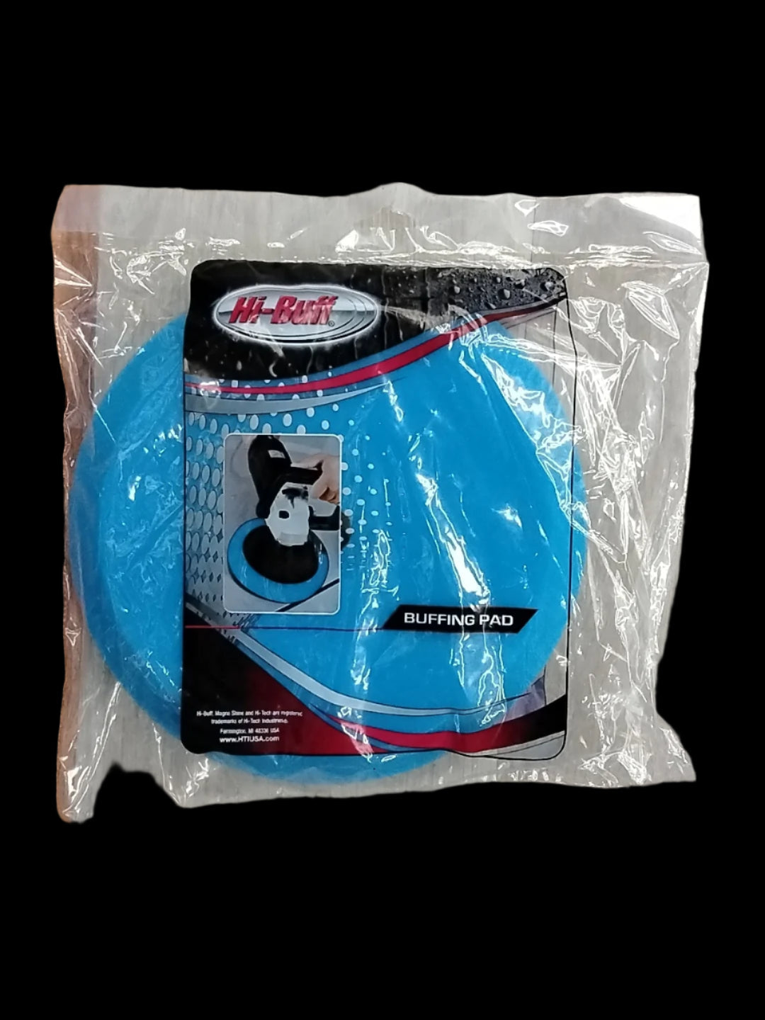 8" Buffing Pad Soft Polish Blue SLANT Foam