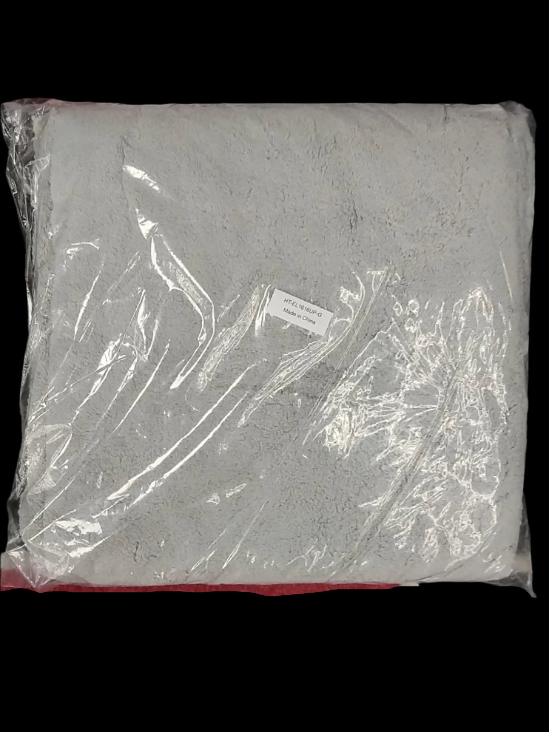 Edgeless Ultra Plush Towels 450gsm Gray  - 16" x 16" - 12/bag