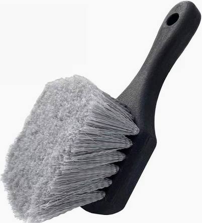 Gray Wheel & Tire Brush
