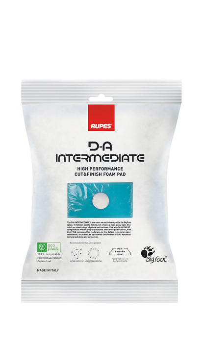 DA Intermediate Cut & Finish Foam Pad 3”