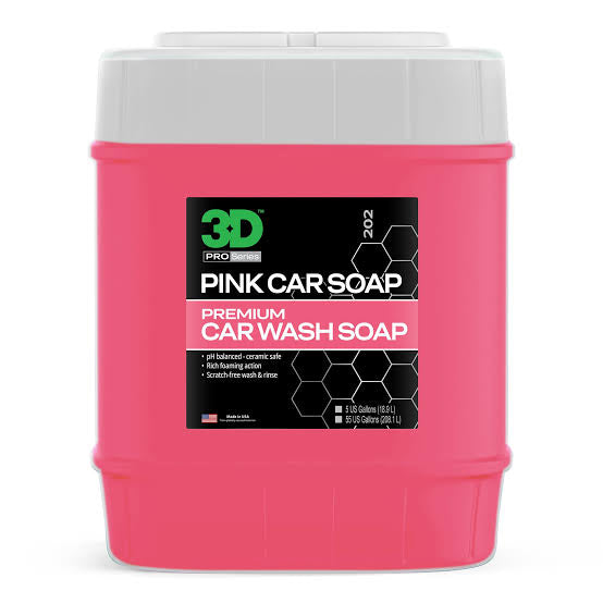 Pink Car Soap 5 Gallon - Not Available for Shipping