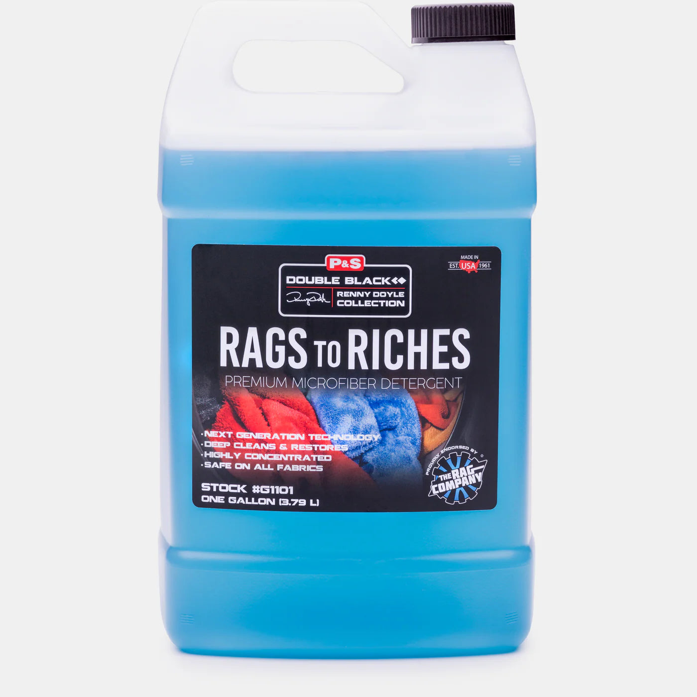 Rags to Riches Premium Microfiber Detergent Gallon