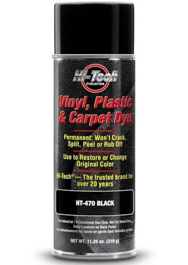 Vinyl Plastic & Carpet Black Dye