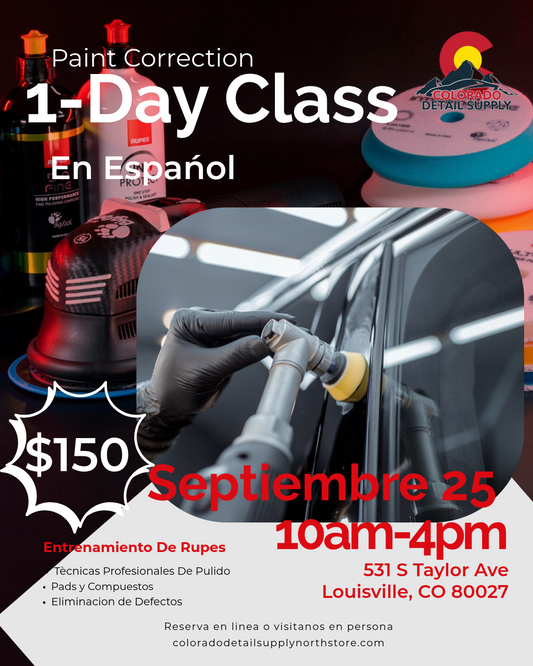 (Rescheduled)Rupes Training Spanish Course September 25th