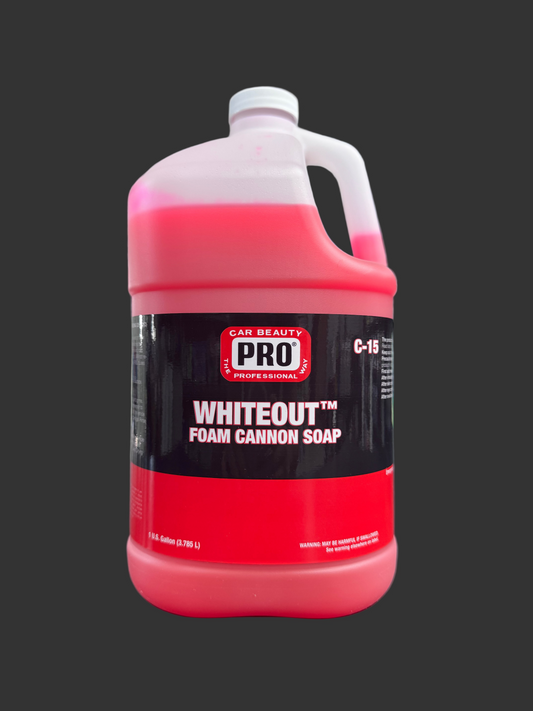 PRO Whiteout Foam Cannon Soap Gallon