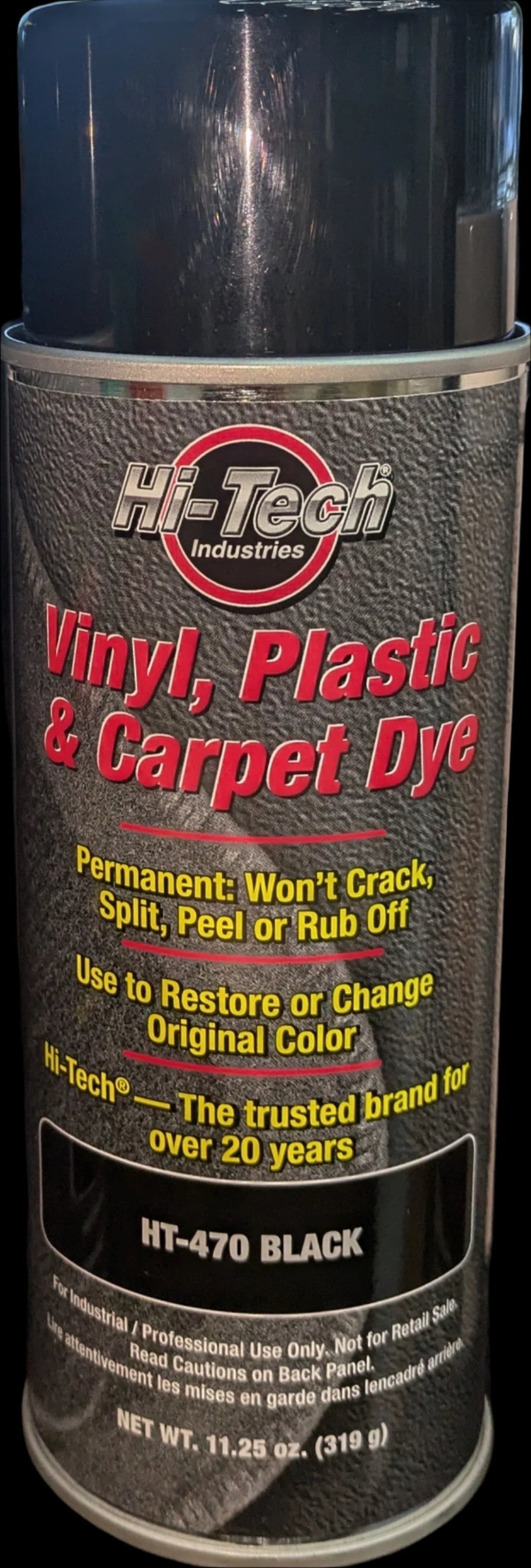 Vinyl Plastic & Carpet Black Dye