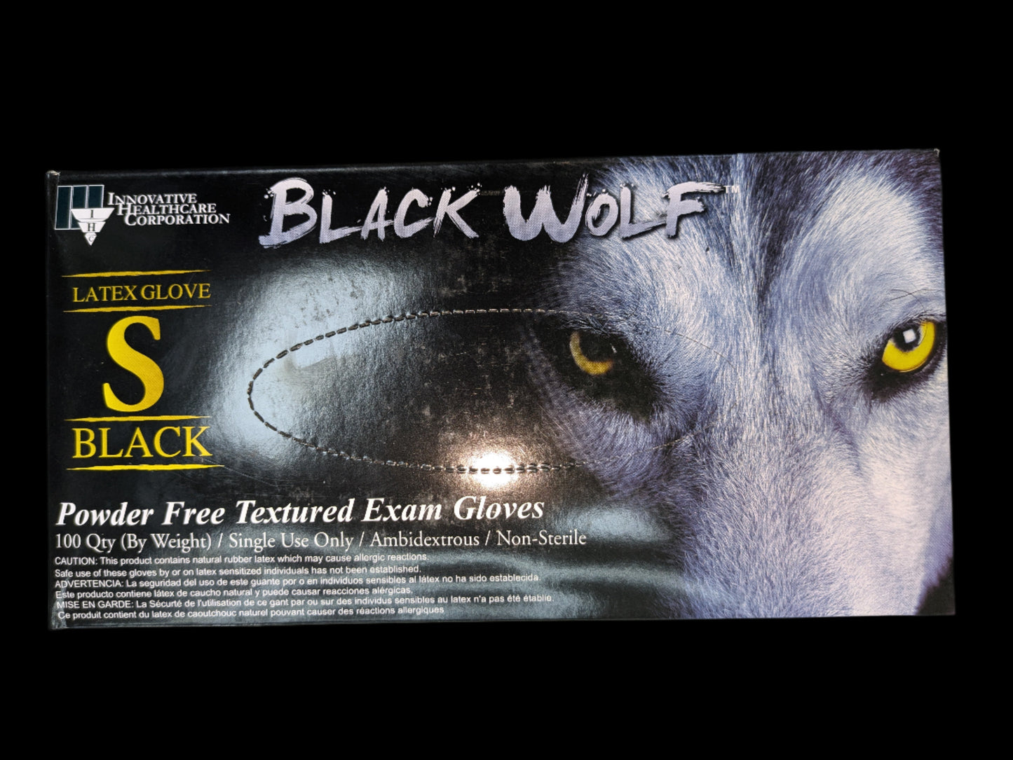 Black Wolf S Gloves 100/box