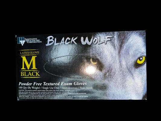 Black Wolf M Gloves 100/box
