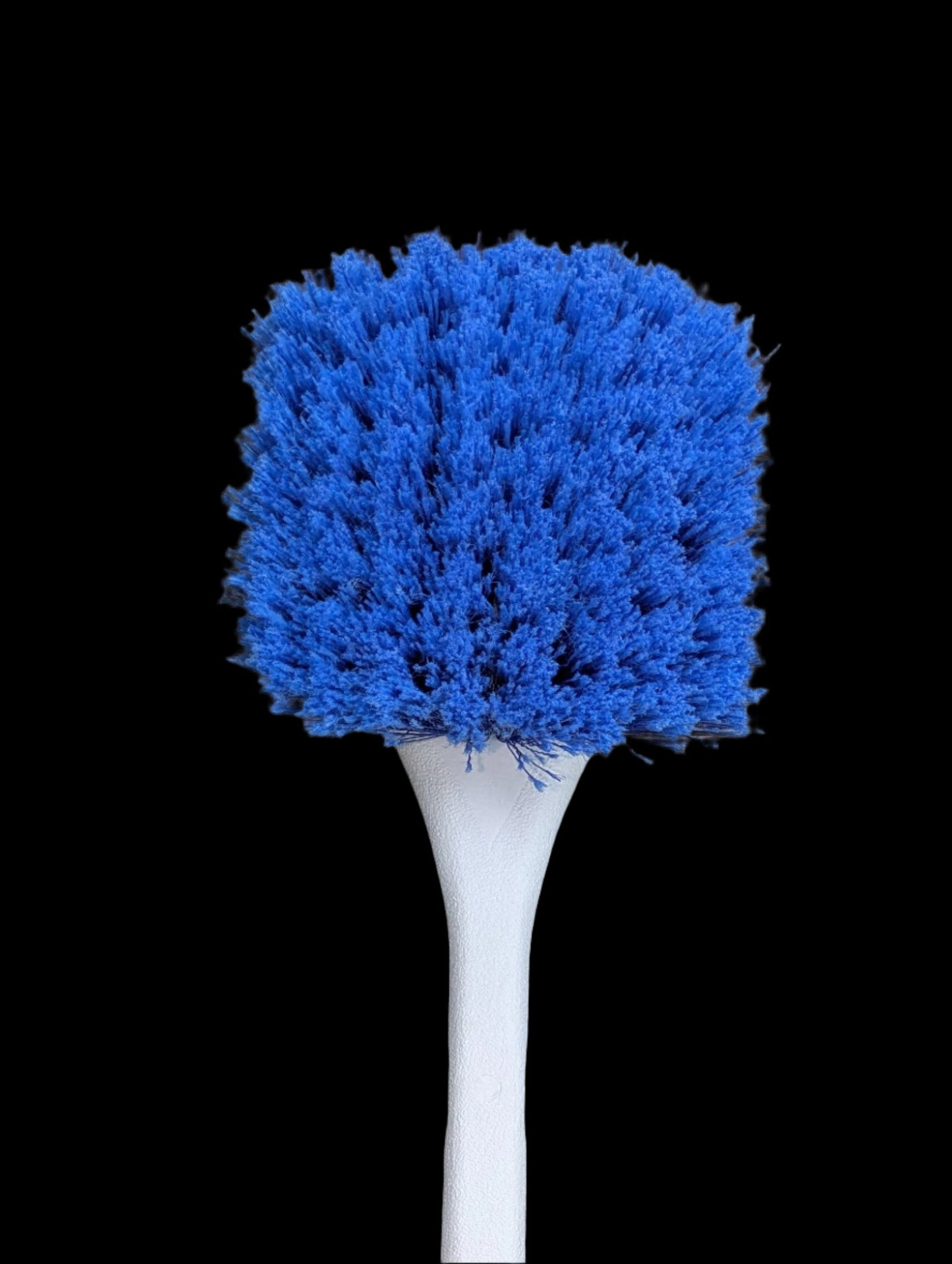 Long White Handle Super Soft Blue Wheel & Fender Brush