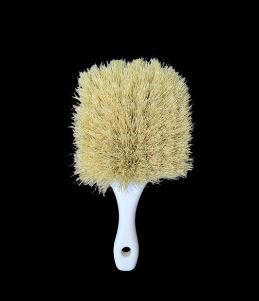 Short Handle Tan Brush