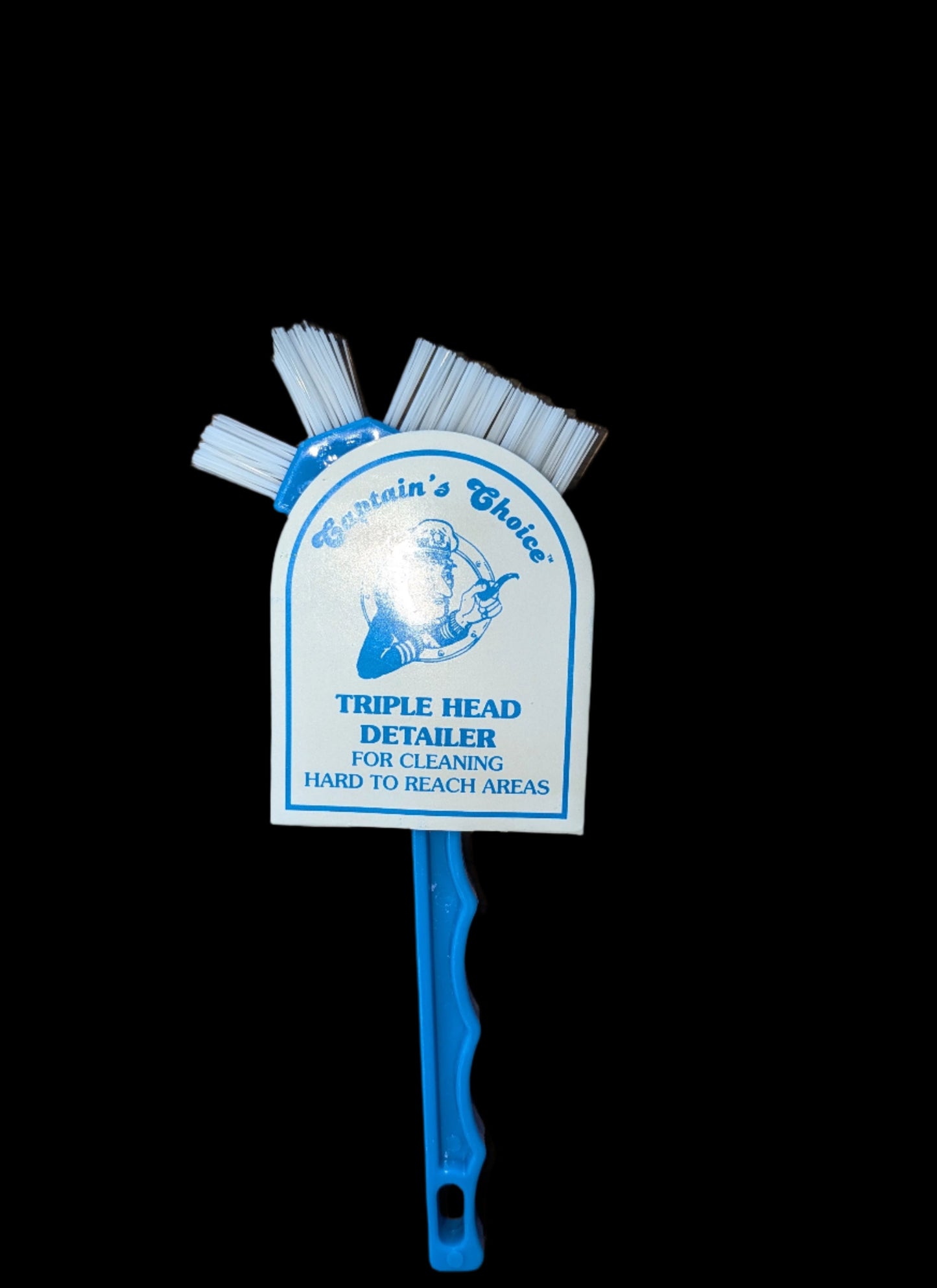 Captain's Choice Triple Head Detailer Brush