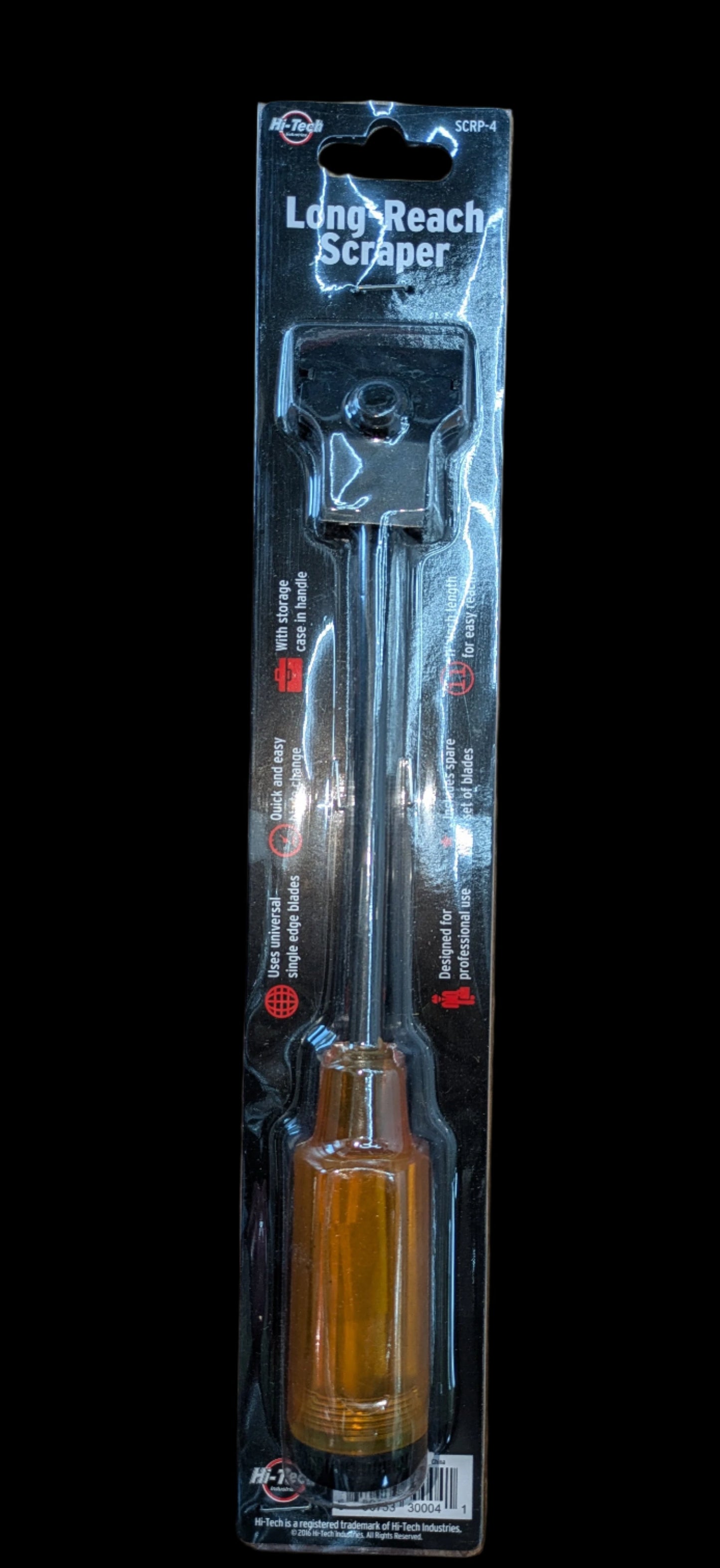 Screwdriver-Style Long Reach Blade Scraper