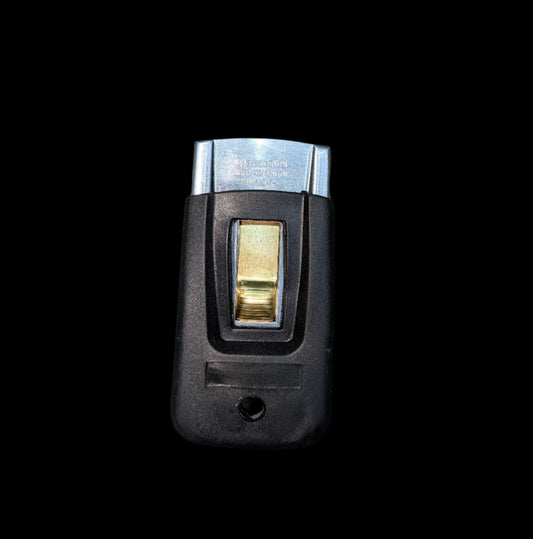 Push Button Blade Holder w/ Rubber Grip