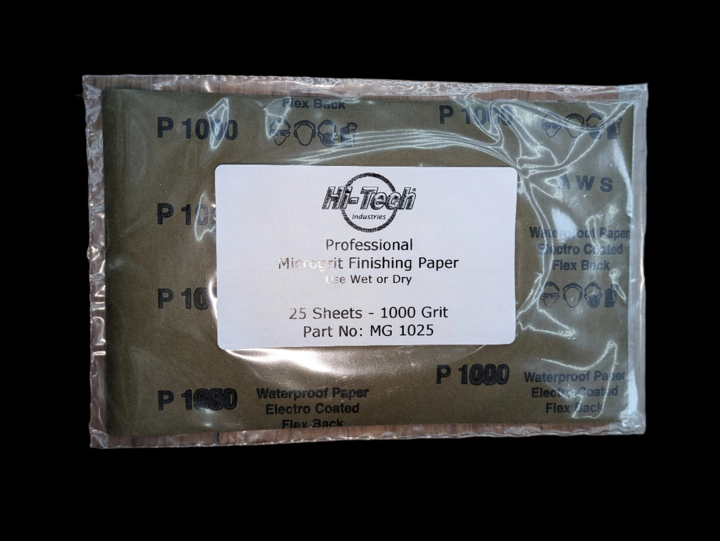 Microgrit Finishing Paper - 1000 Grit - 25 Pack - 9"x5.5"