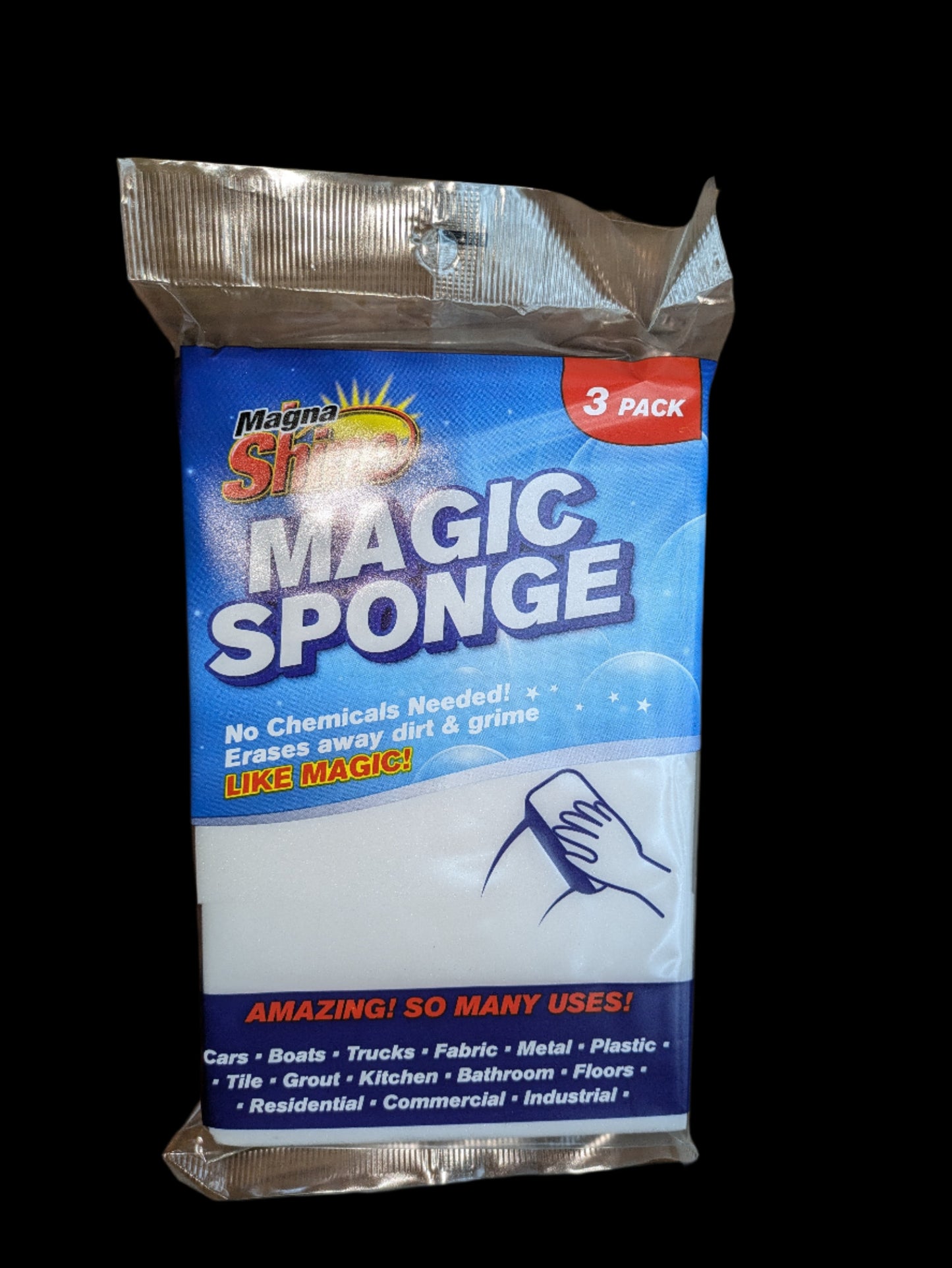 Magna Shine Magic Sponge - 3 Pack