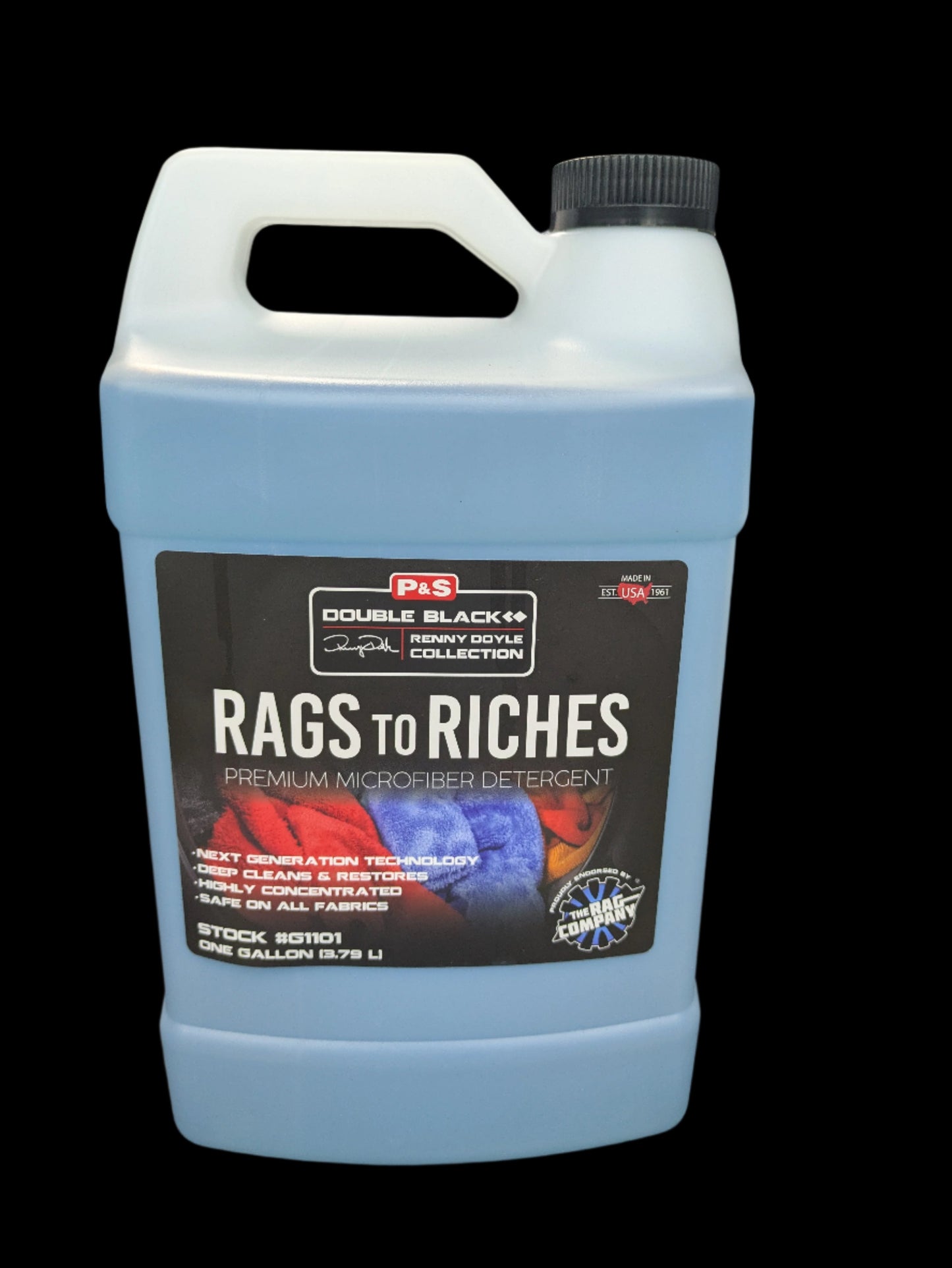 Rags to Riches Premium Microfiber Detergent Gallon