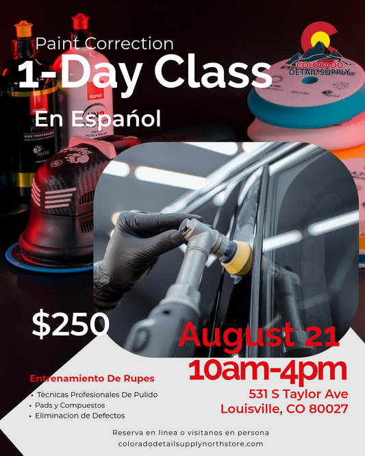Rupes Training Spanish Course August 21st