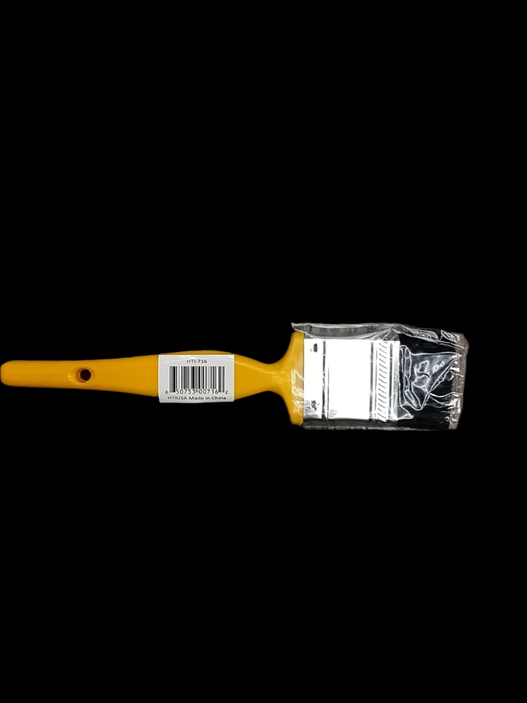 Yellow HD Paintbrush Style Detail Brush - Extra-Thick Bristle