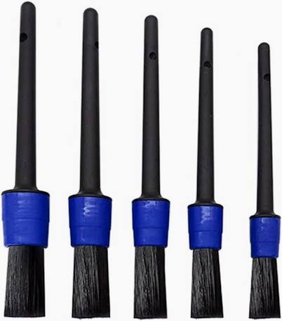 5pc Blue Interior Brush Set